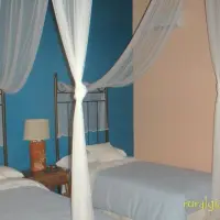 Ginkgos Dormitorio Añil con dos camas